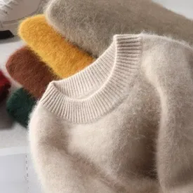 100% Mink Cashmere Sweater