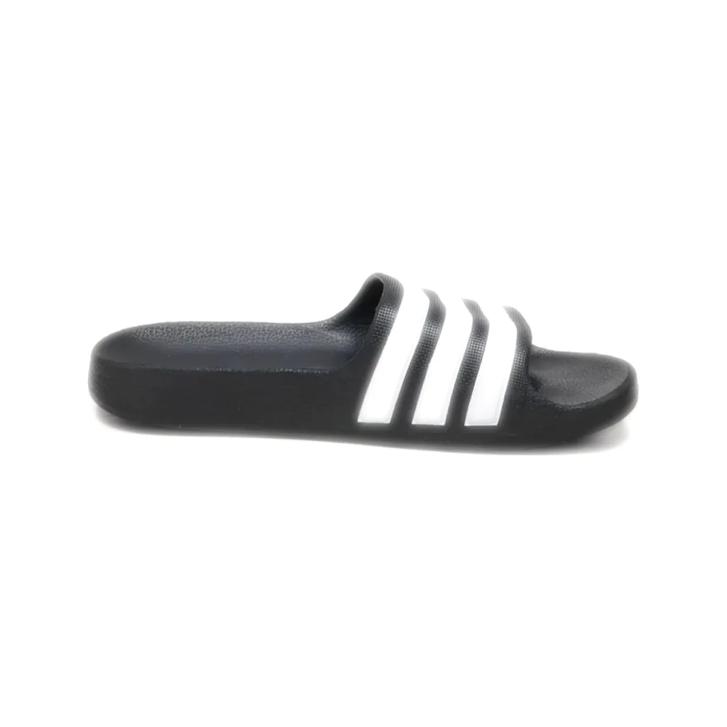 Adidas Slippers Rubber Black Colour For Women