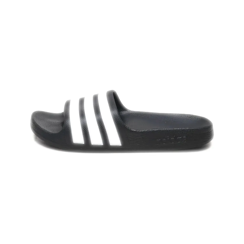 Adidas Slippers Rubber Black Colour For Women