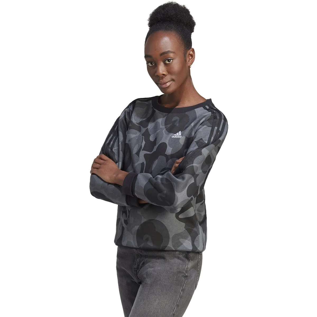 adidas Women's All Over Print Sweatshirt