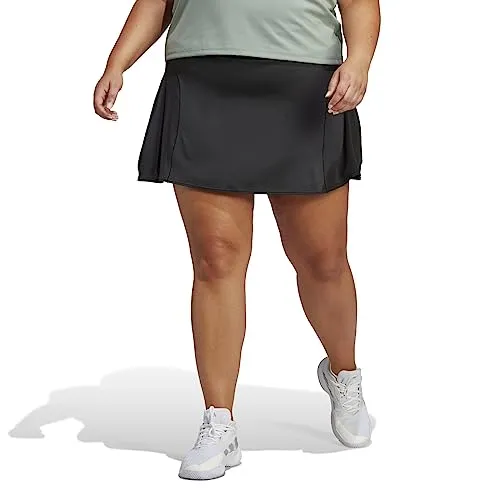 adidas Women's Plus Size Tennis Match Skirt, Black, 4X