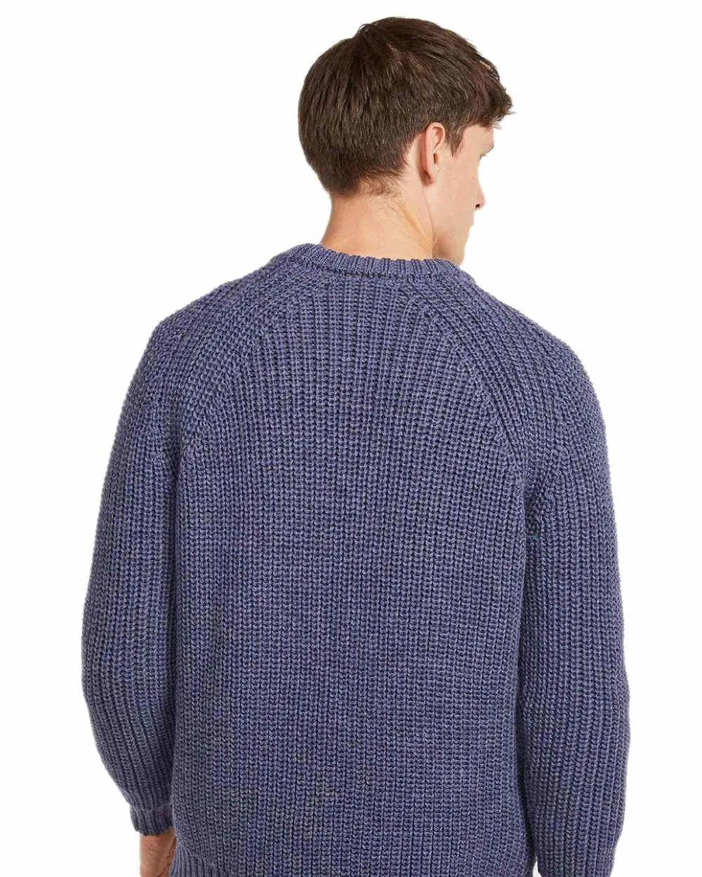 Aran Mens Fisherman Raglan Crew Sweater