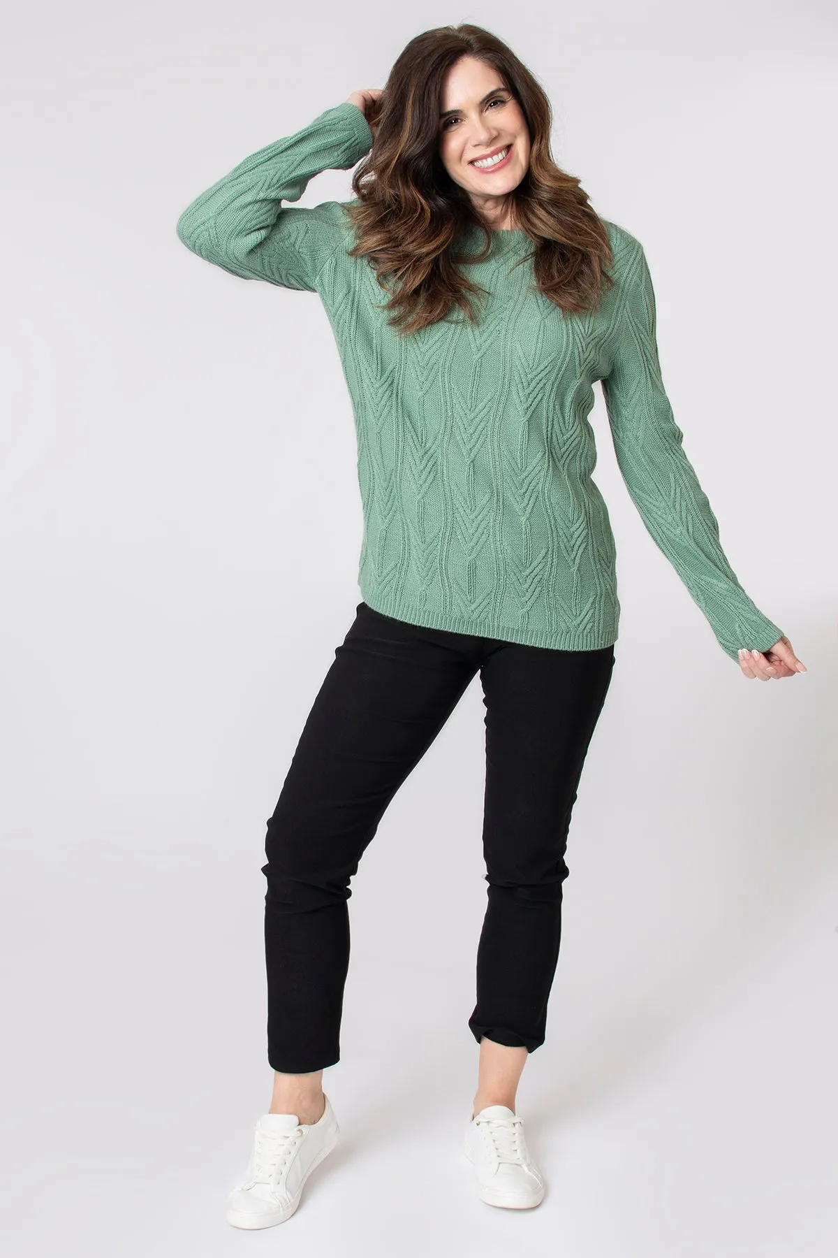 Arrow Stitch Jumper