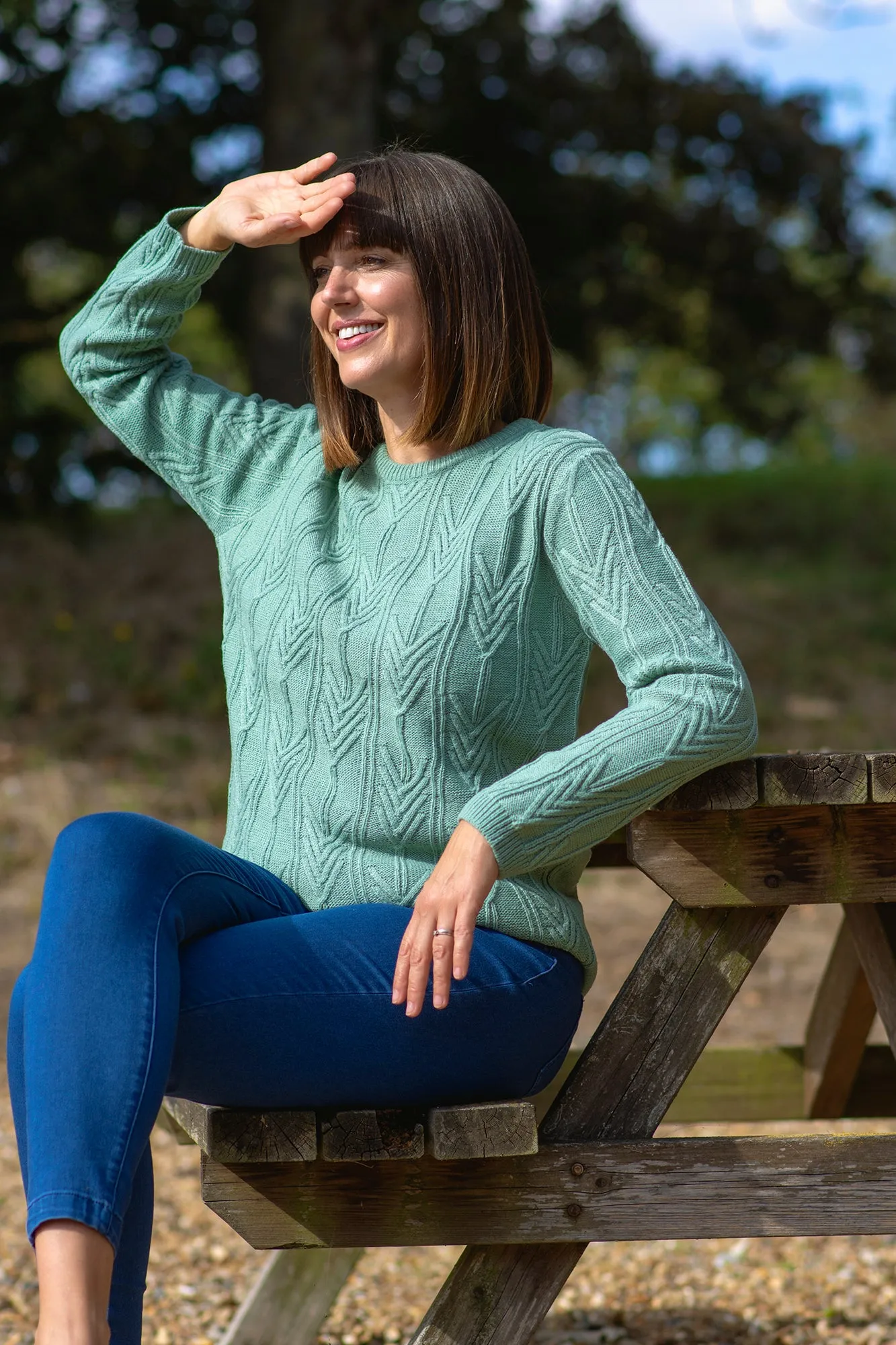 Arrow Stitch Jumper