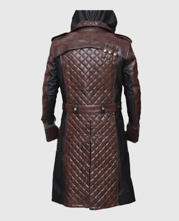 Assassins Syndicate Jacob Frye Long Leather Trench Coat