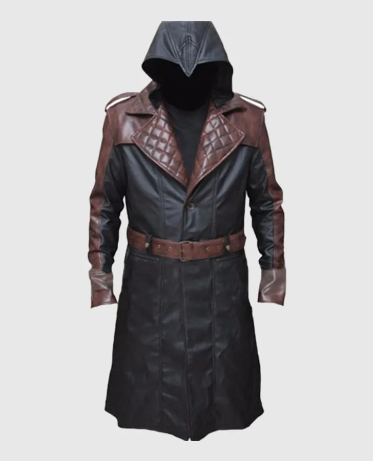 Assassins Syndicate Jacob Frye Long Leather Trench Coat