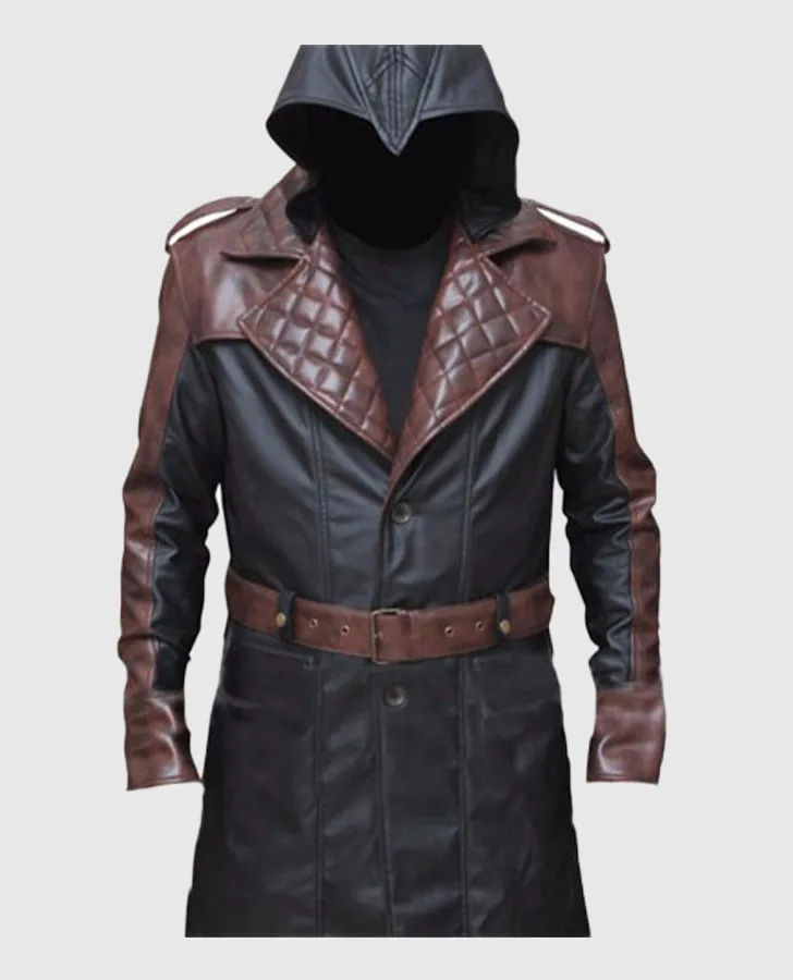 Assassins Syndicate Jacob Frye Long Leather Trench Coat