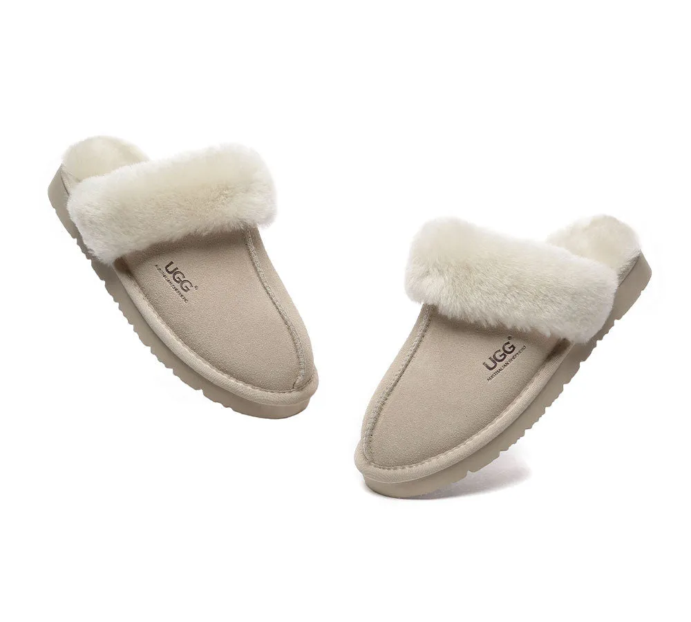 AUSTRALIAN SHEPHERD® UGG Slippers Premium Sheepskin Wool Muffin Special