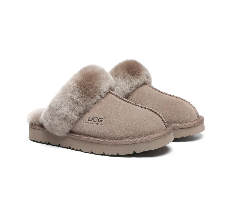 AUSTRALIAN SHEPHERD® UGG Slippers Premium Sheepskin Wool Muffin Special