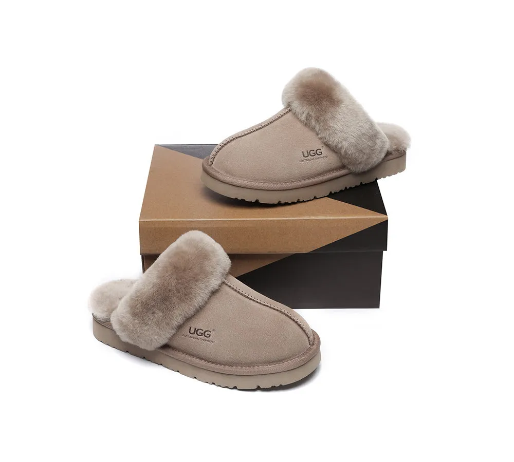 AUSTRALIAN SHEPHERD® UGG Slippers Premium Sheepskin Wool Muffin Special