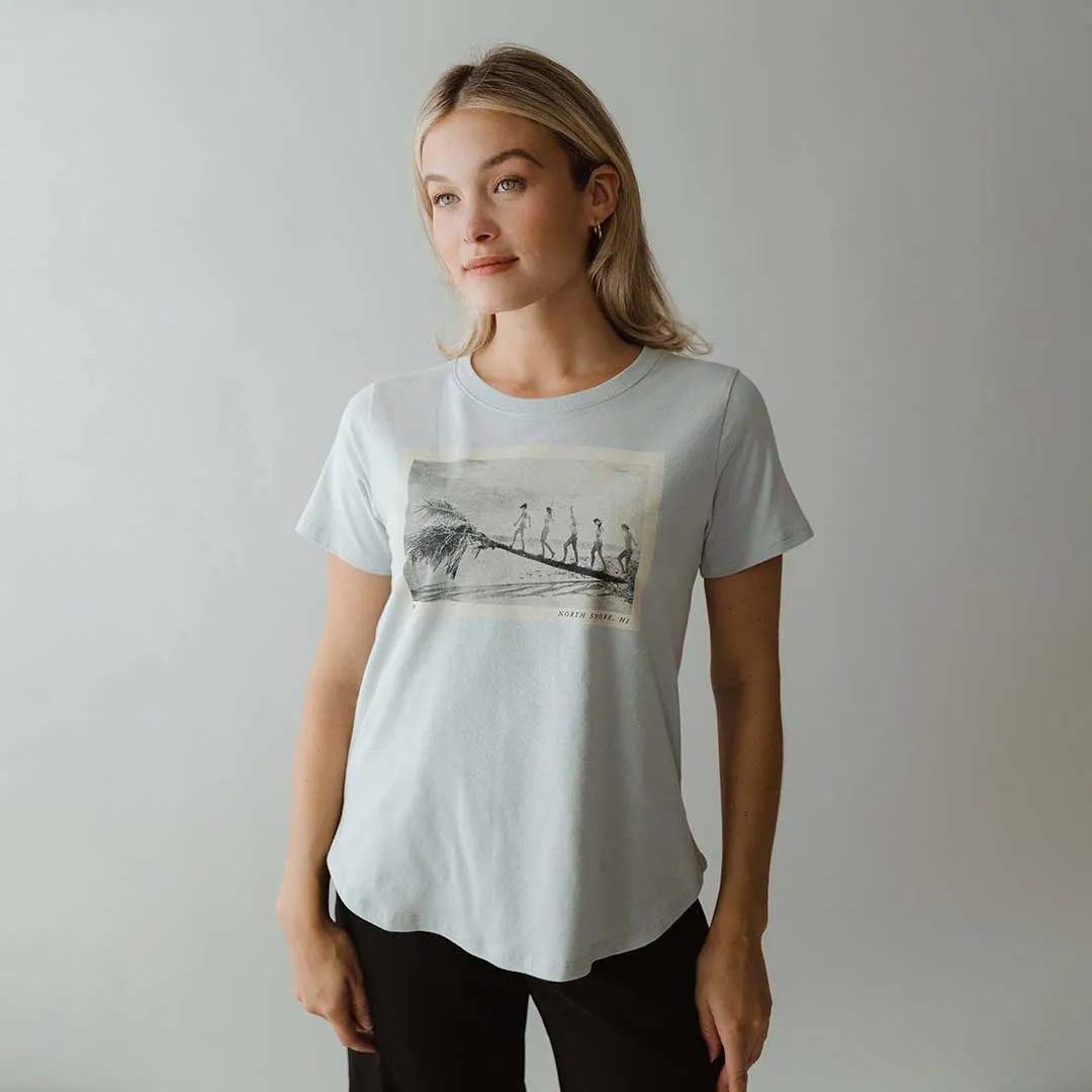 Basic Crew Neck Tee, North Shore Grey