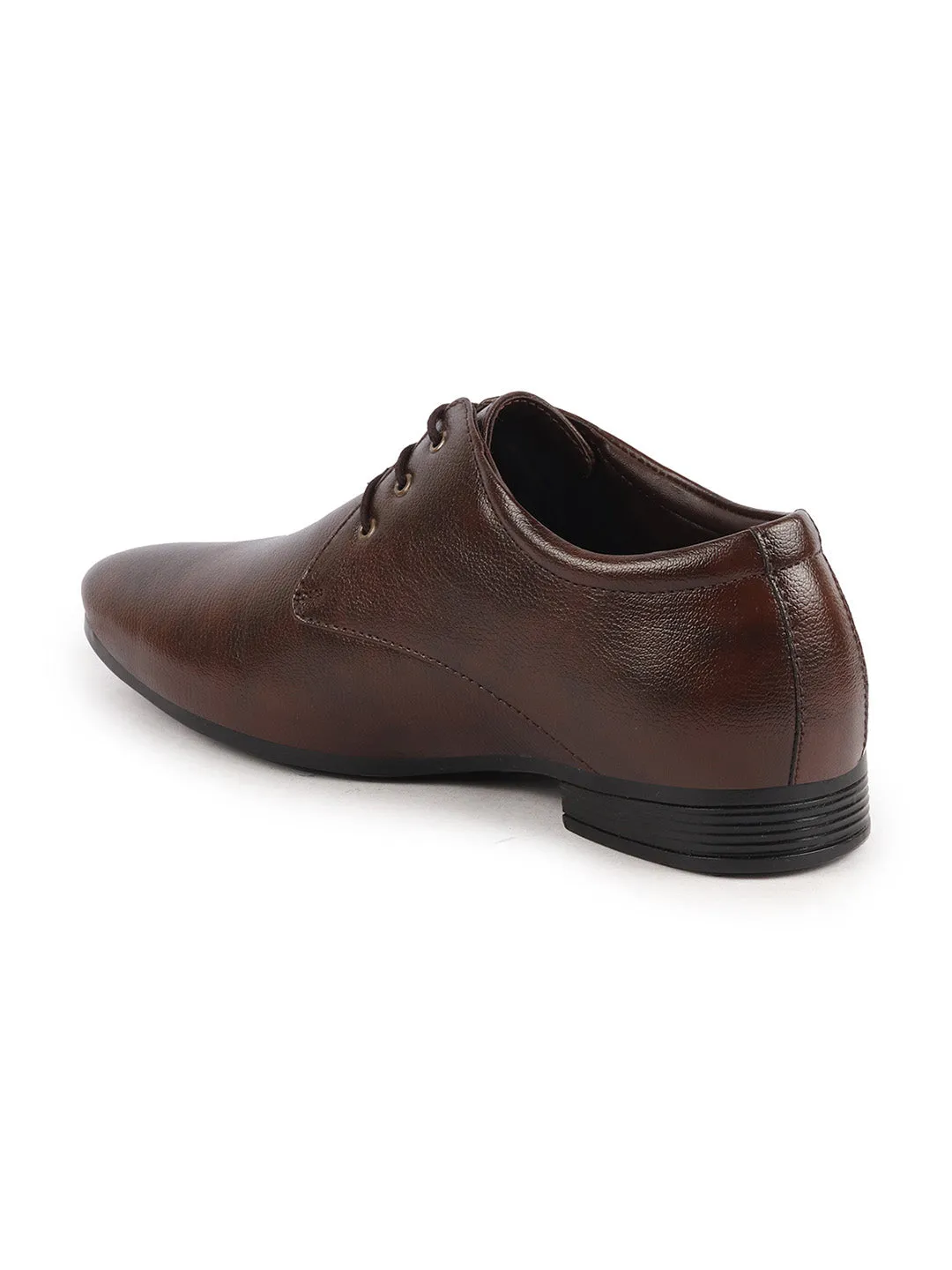 Basics Men Brown Formal Office Lace Up Shoes