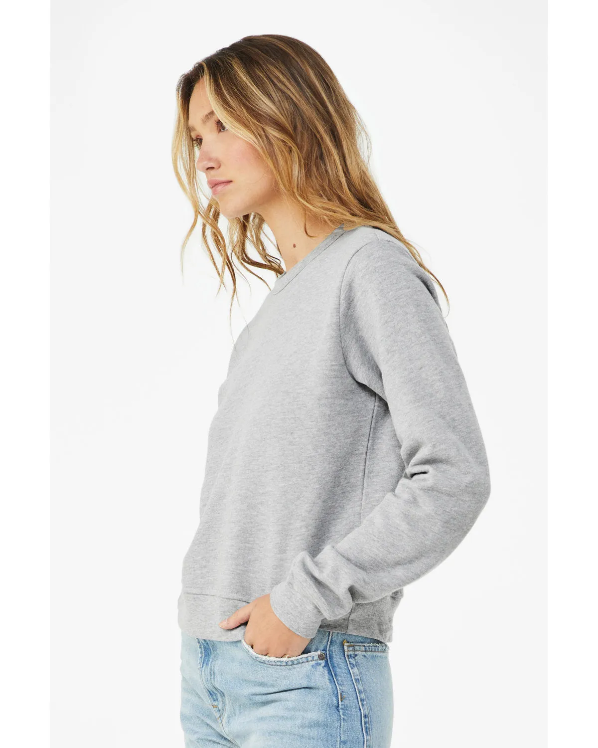 Bella   Canvas Ladies' Classic Pullover Crewneck