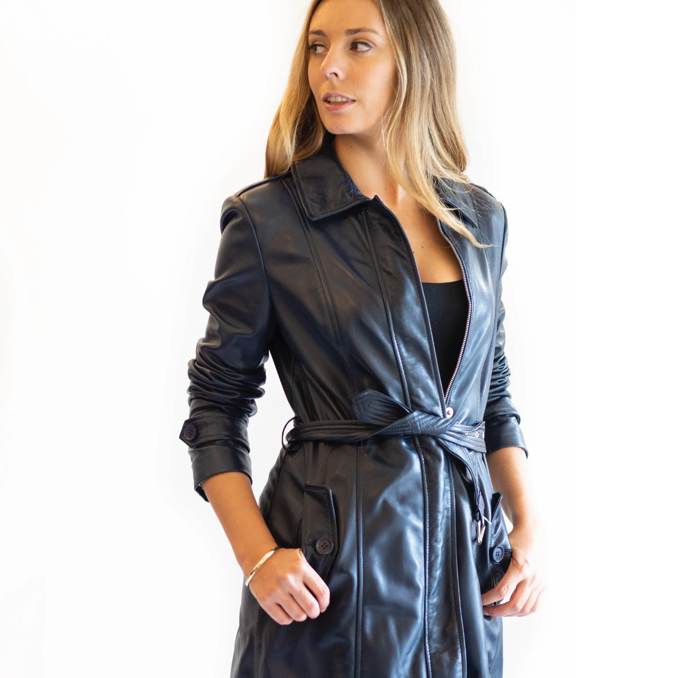 Blair Trench Coat | Cognac