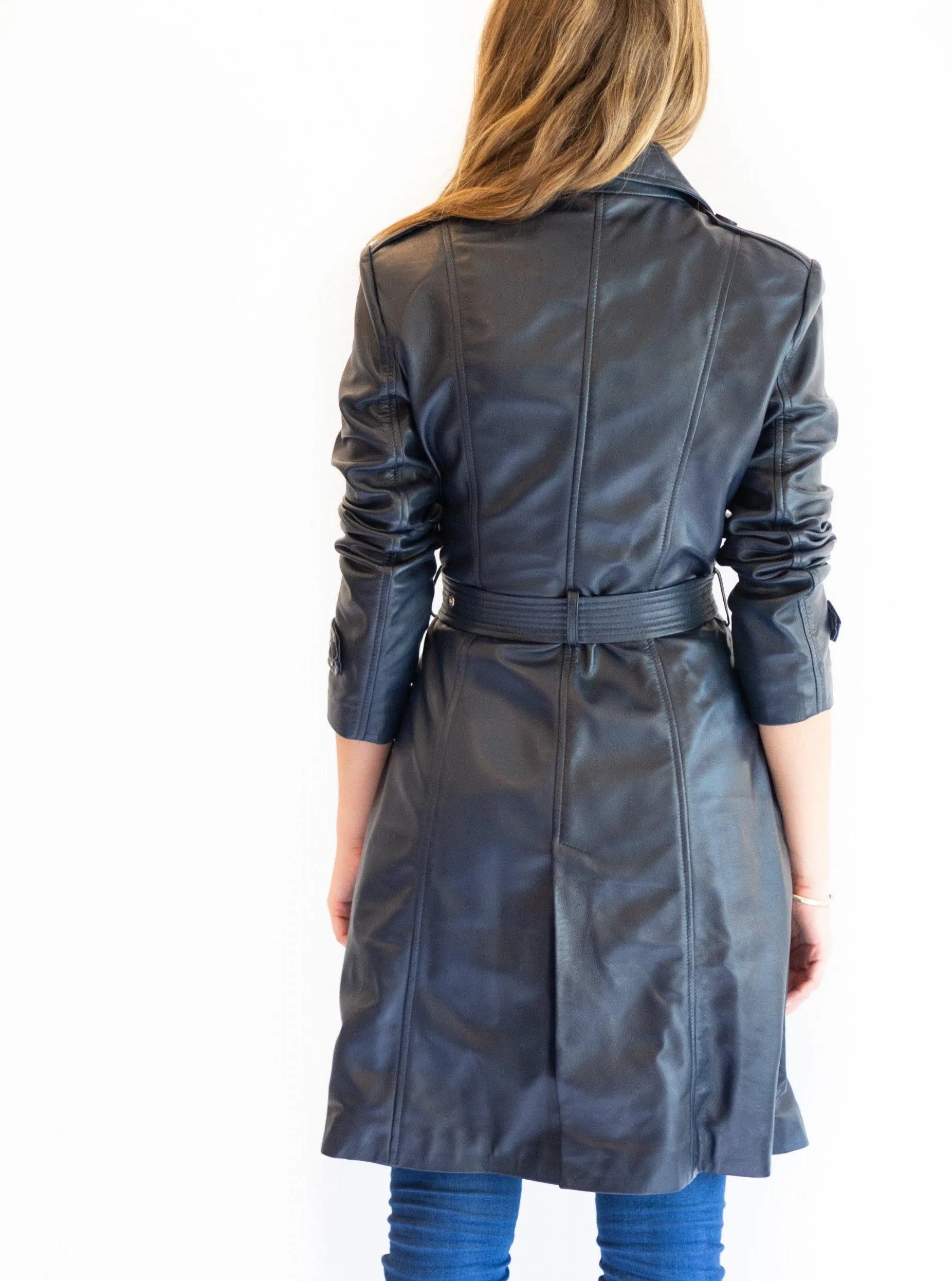 Blair Trench Coat | Navy