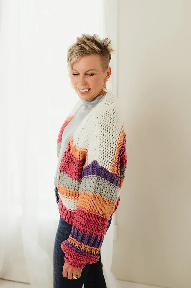 Bold Chunky Knit Cardi