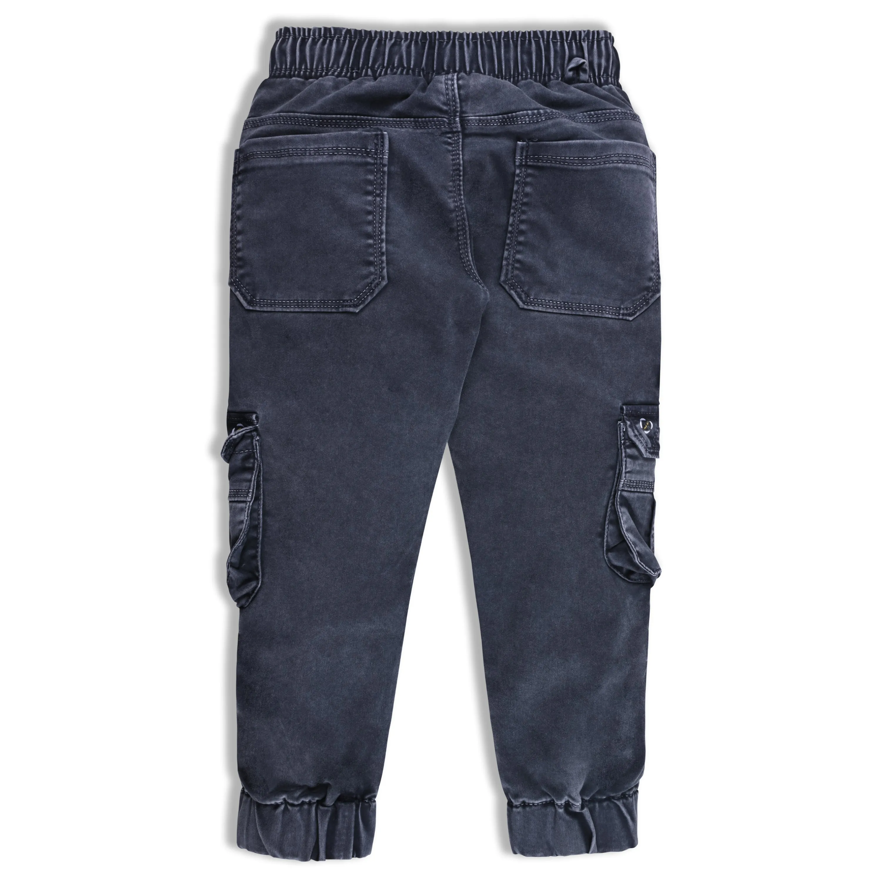 Boys Denim Printed Jogger Fit Jeans