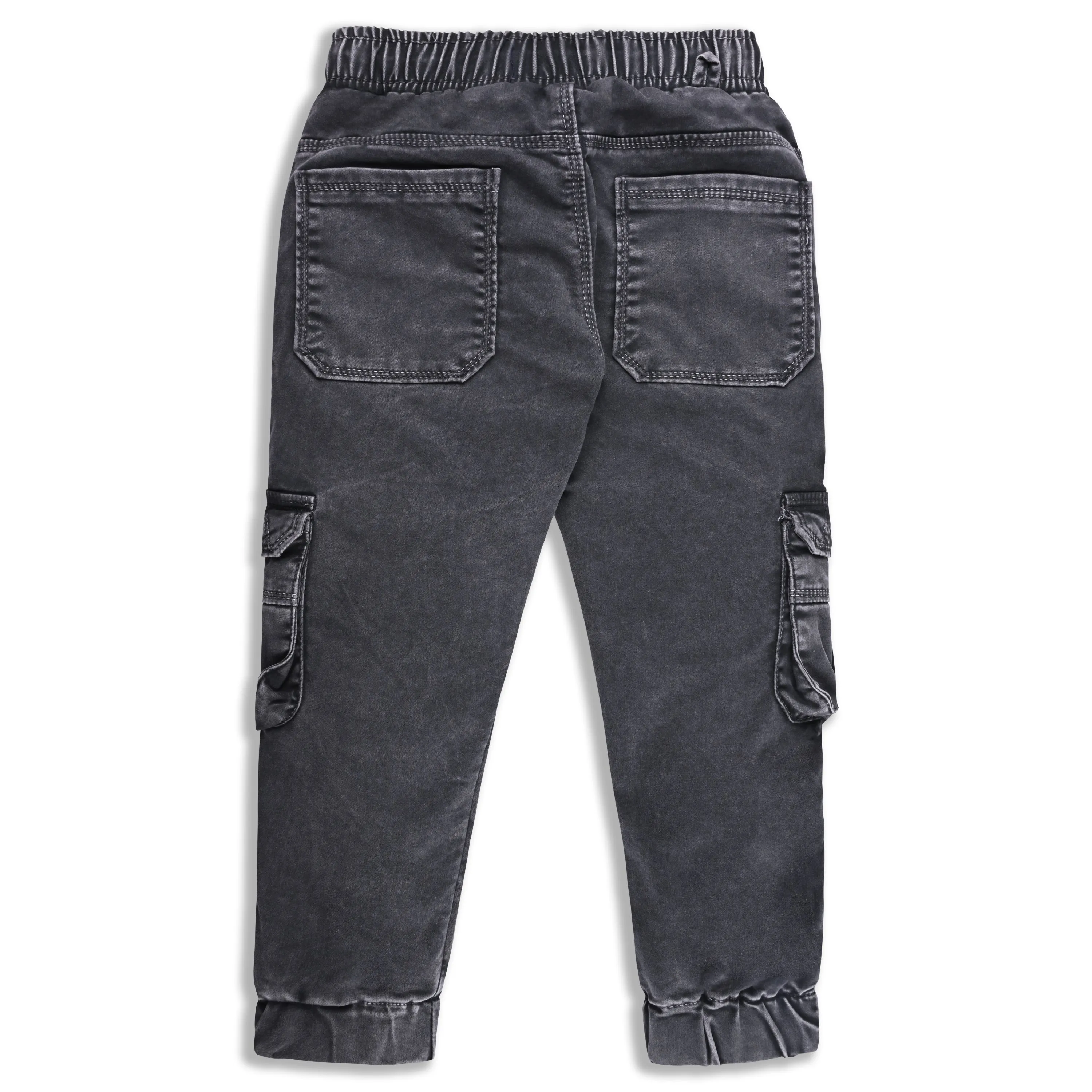 Boys Denim Printed Jogger Fit Jeans