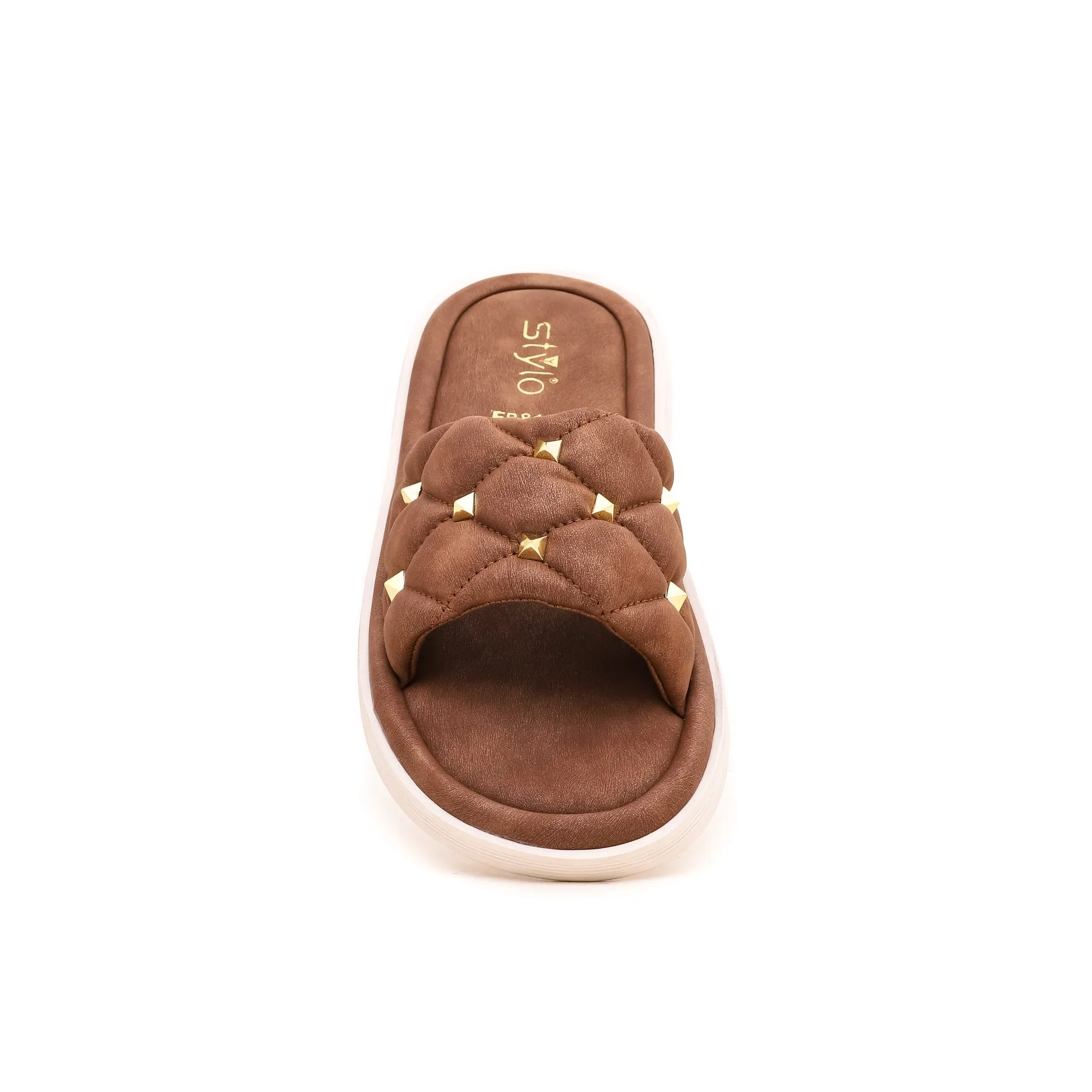 Brown Formal Slipper FR8109