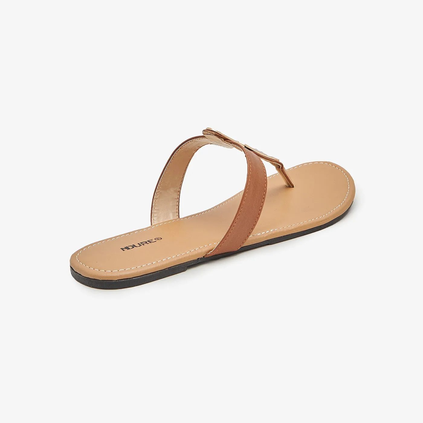 Buckle Trim Women Chappals