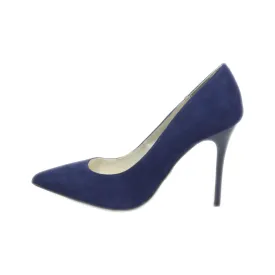 Buffalo Kitten Heels Suede Blue Colour For Women