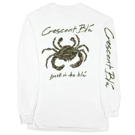 Camo Crab Youth Long Sleeve T-shirt