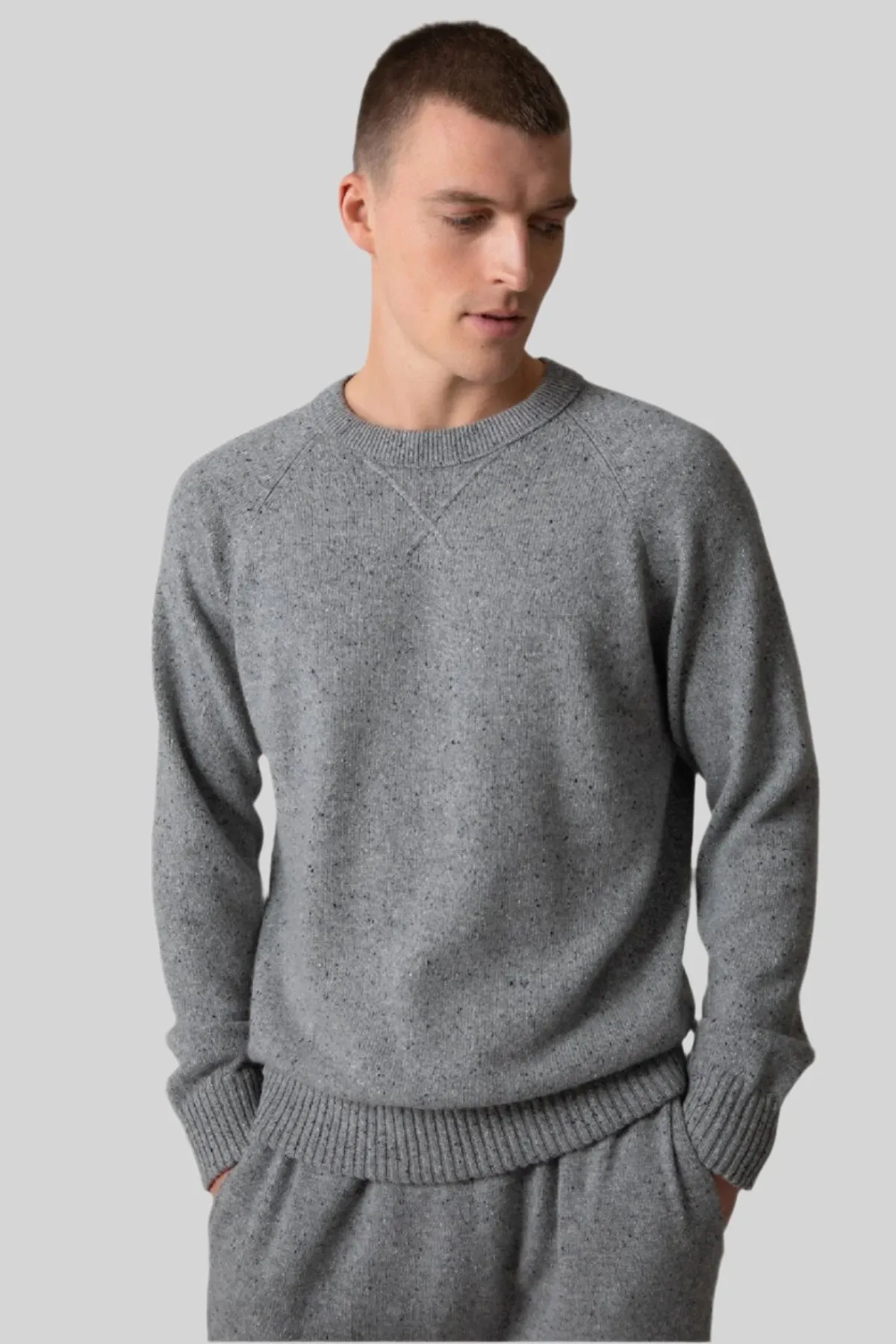 Cashmere Donegal Sweatshirt