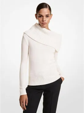 Cashmere Off-The-Shoulder Sweater