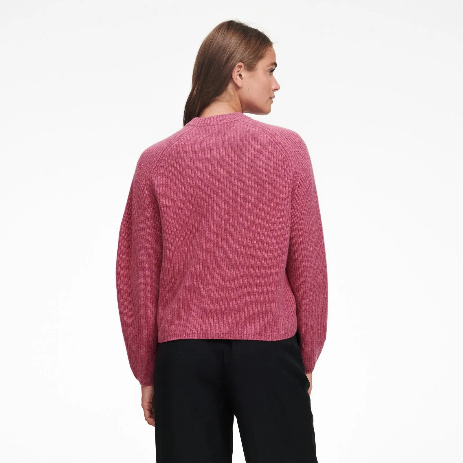 Cashmere Ribbed Mockneck Sweater