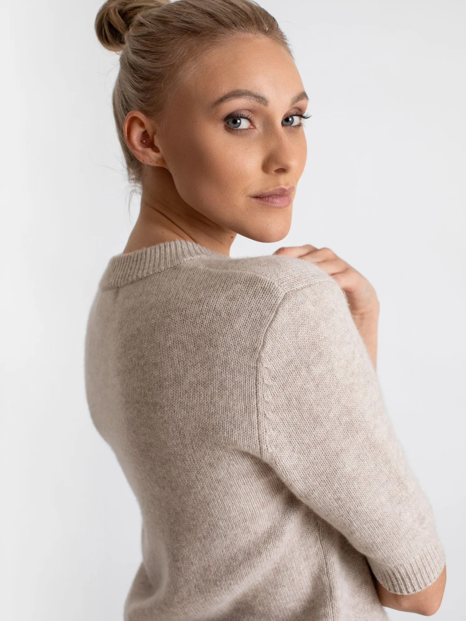 Cashmere sweater  "Sofia sweater" - beige