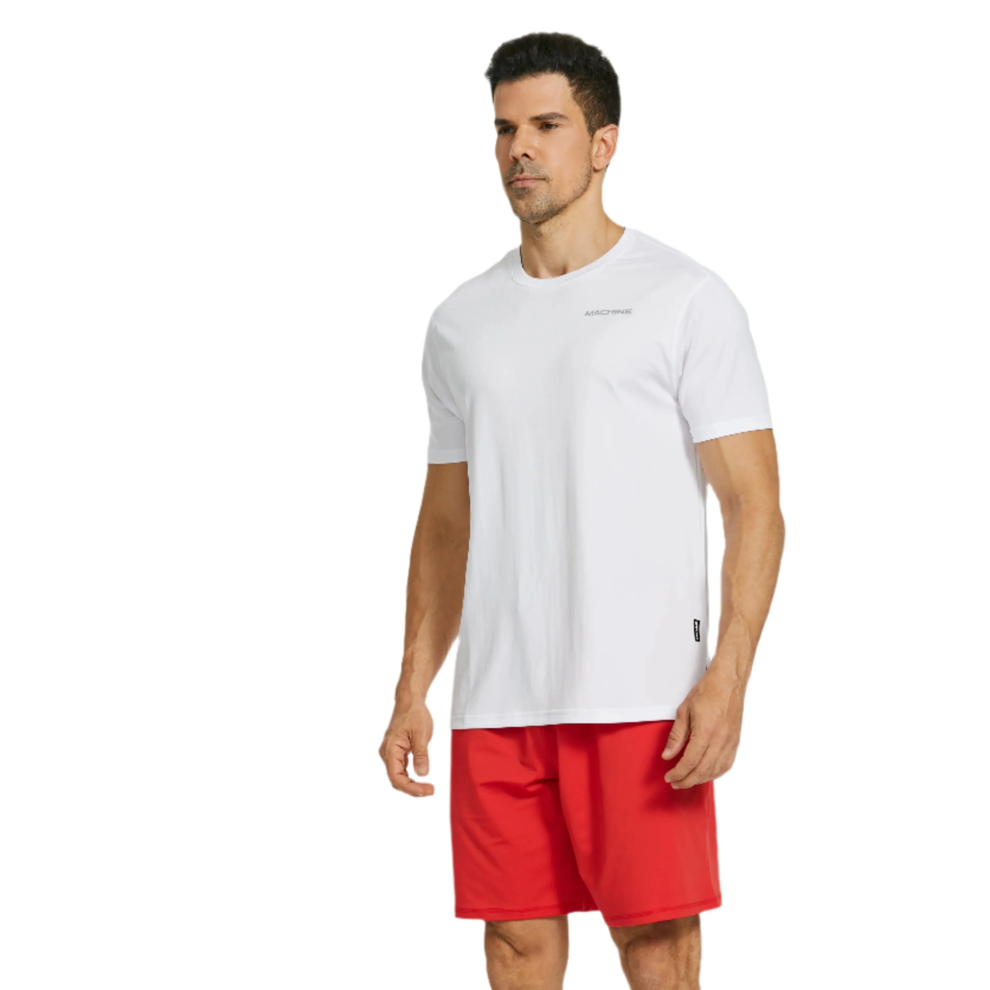 Central Performance Short Sleeve Top in White