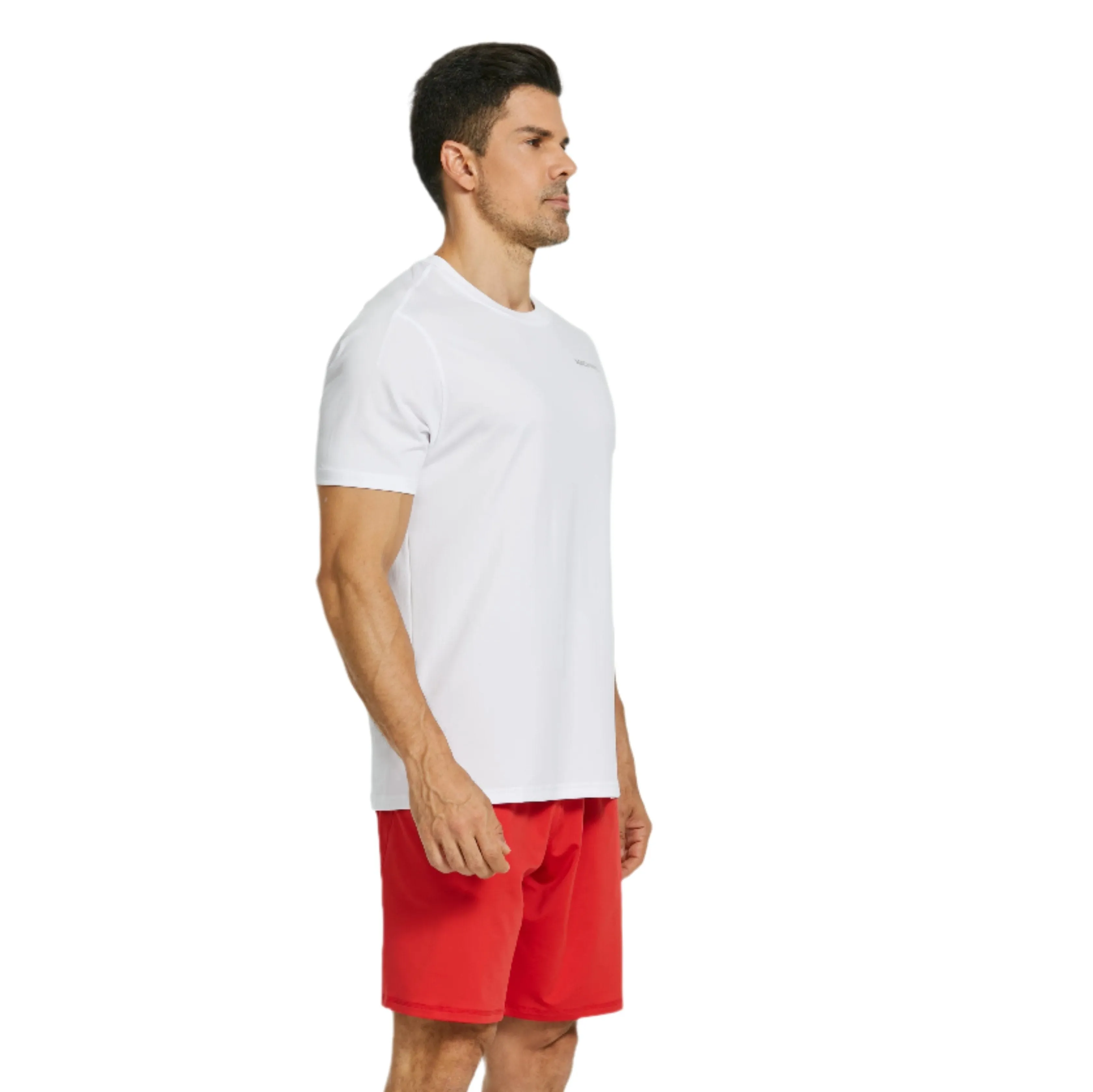 Central Performance Short Sleeve Top in White