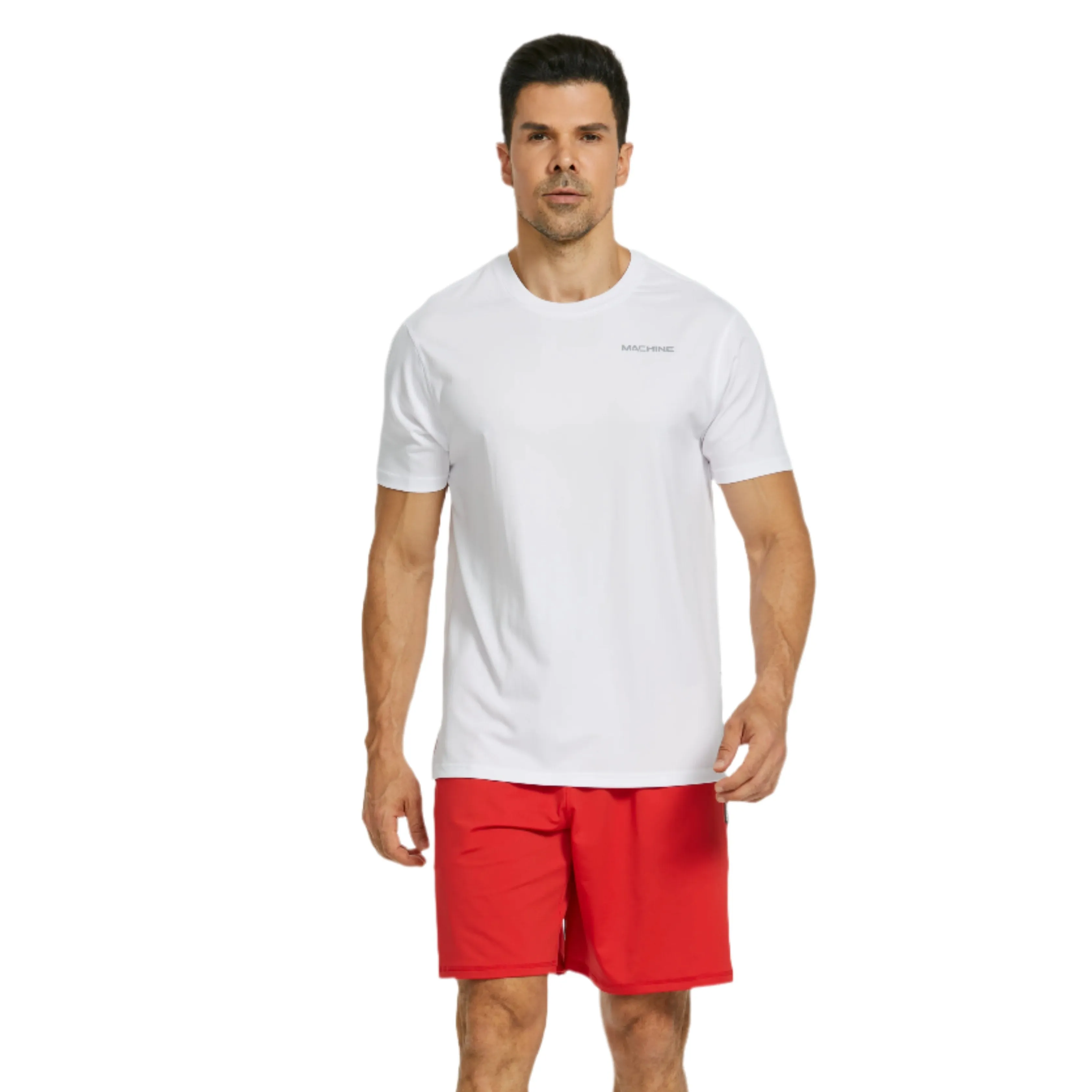 Central Performance Short Sleeve Top in White