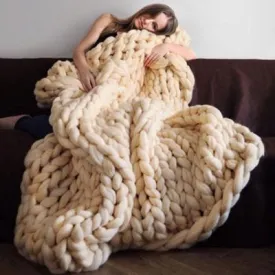 Chunky Knit Blanket