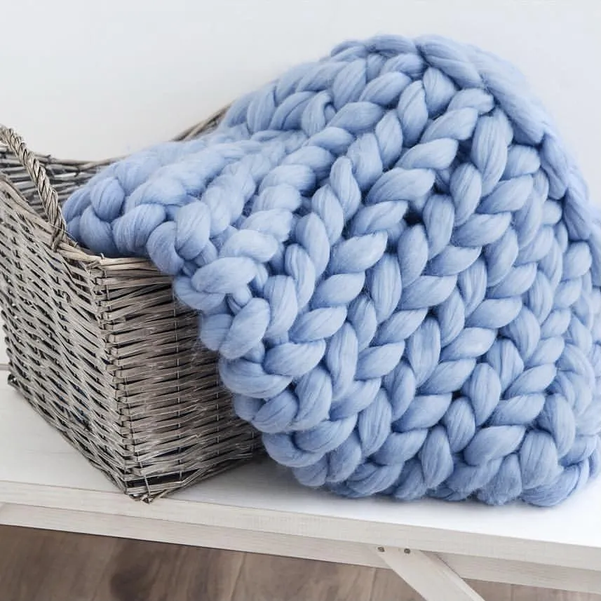 Chunky Knit Blanket