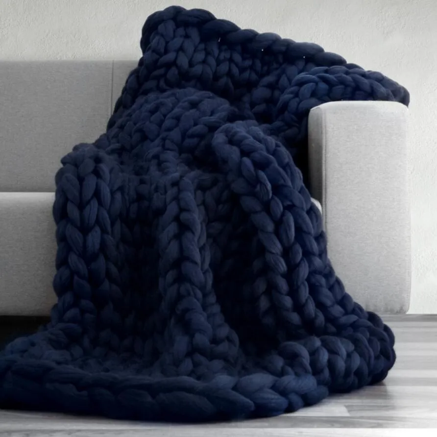 Chunky Knit Blanket