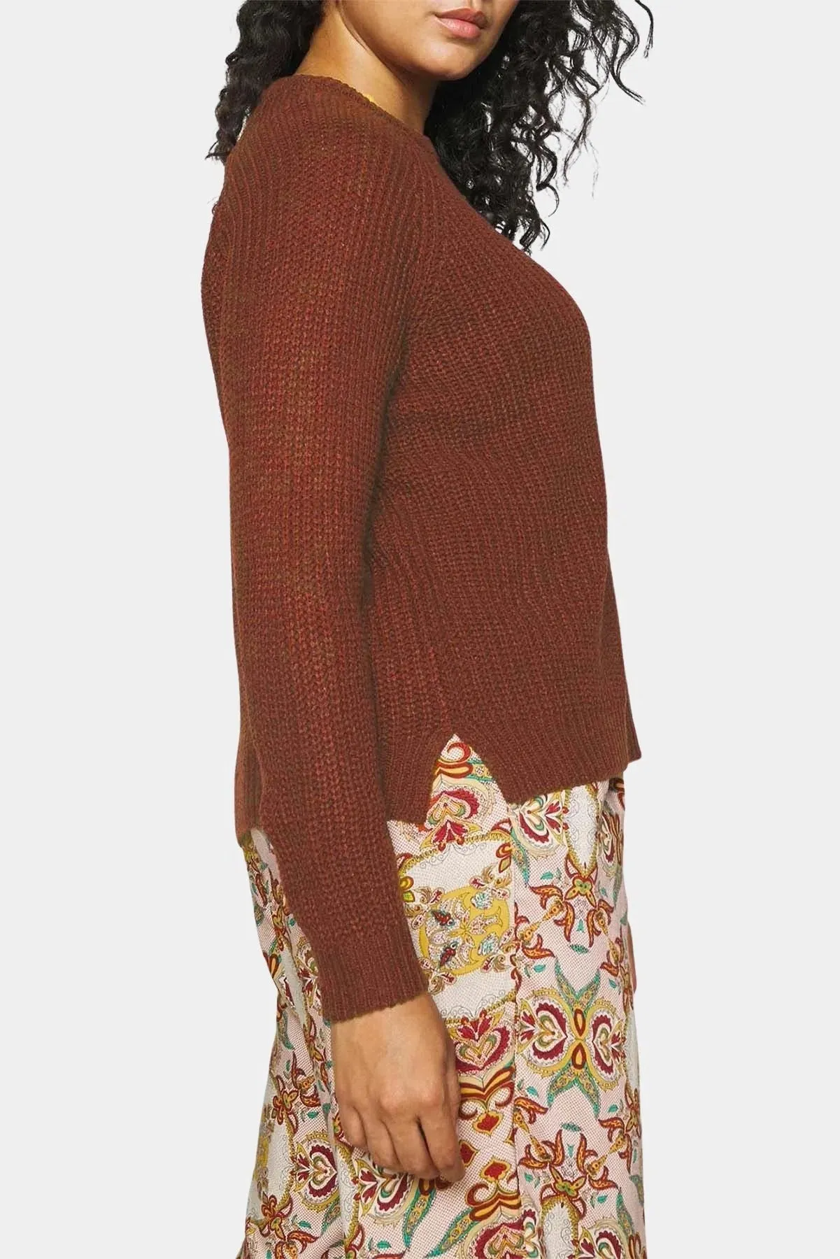 Chunky Ribbed Knit Jumper