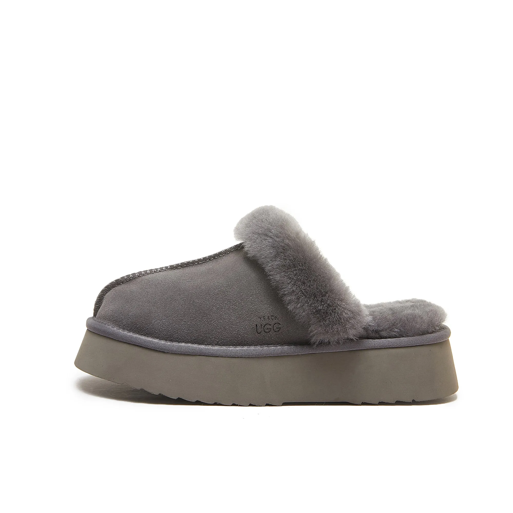 Classic Lady's Scuff - Platform Sole Premium Australian Sheepskin UGG Slippers