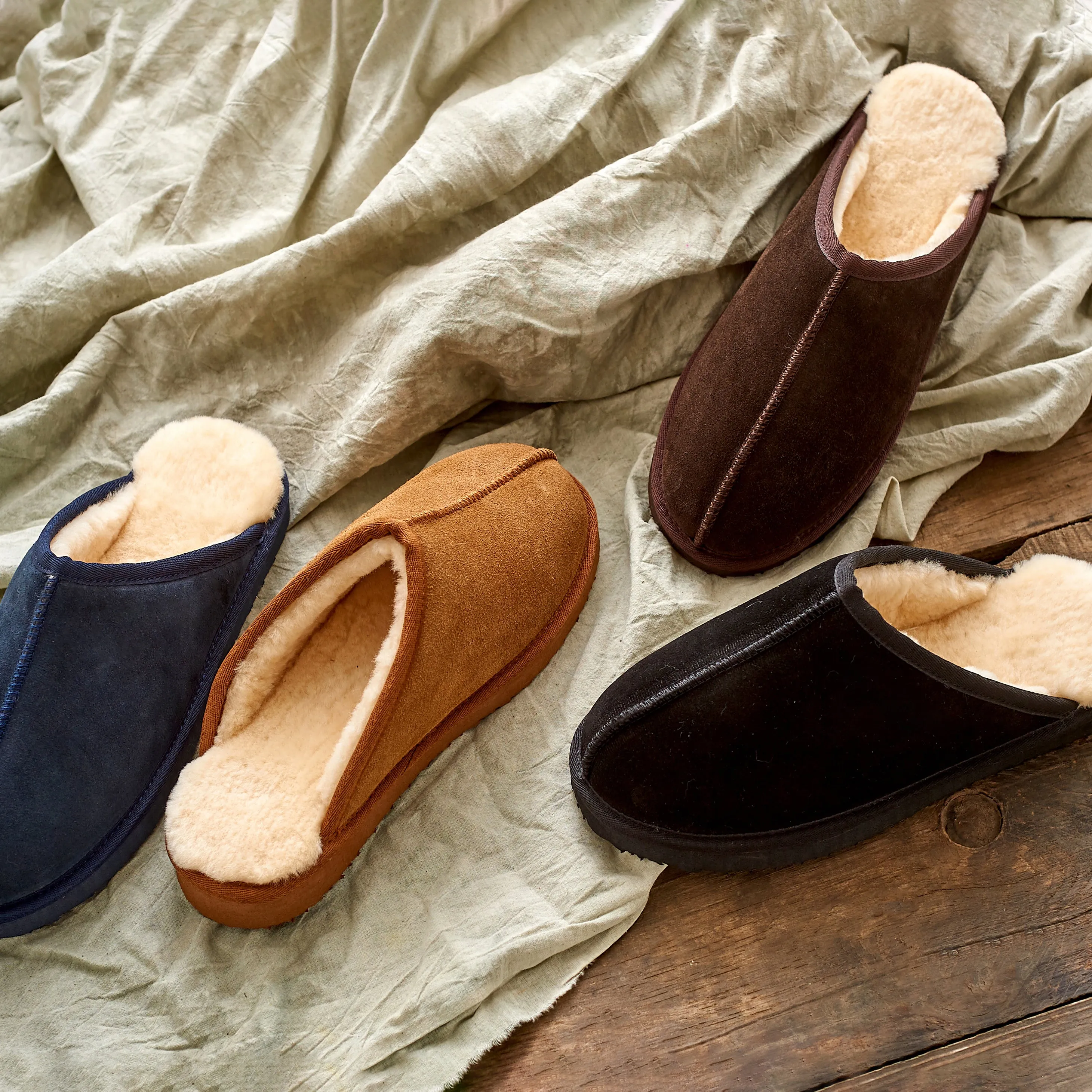 Classic Men's Sheepskin Slippers