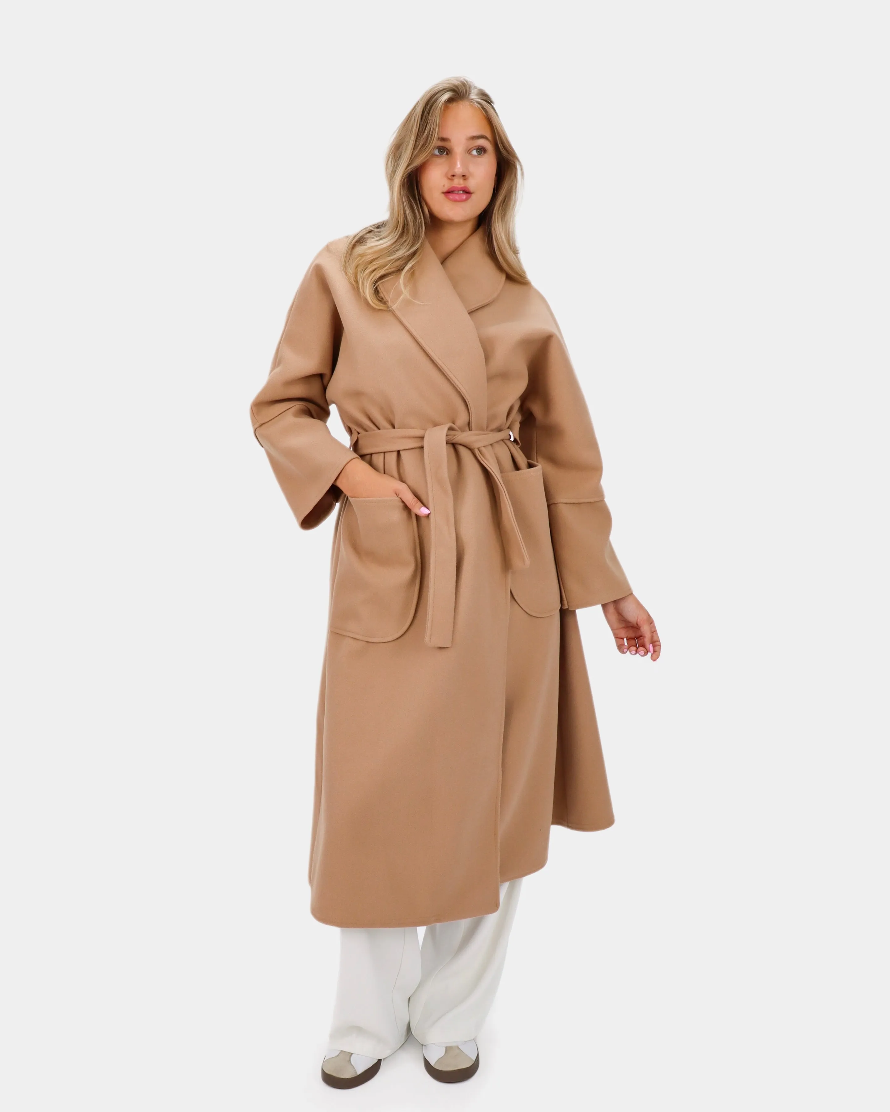 Cleo Trench Coat Camel