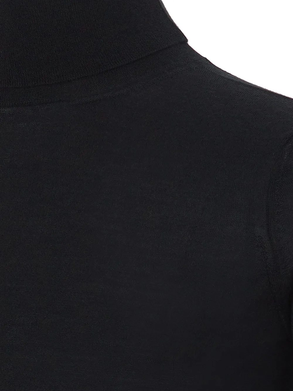 Colombo Black Cashmere Turtle Neck Sweater