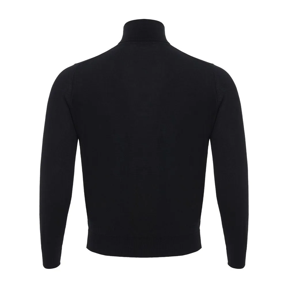 Colombo Italian Cashmere Luxury Black Sweater