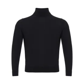 Colombo Italian Cashmere Luxury Black Sweater