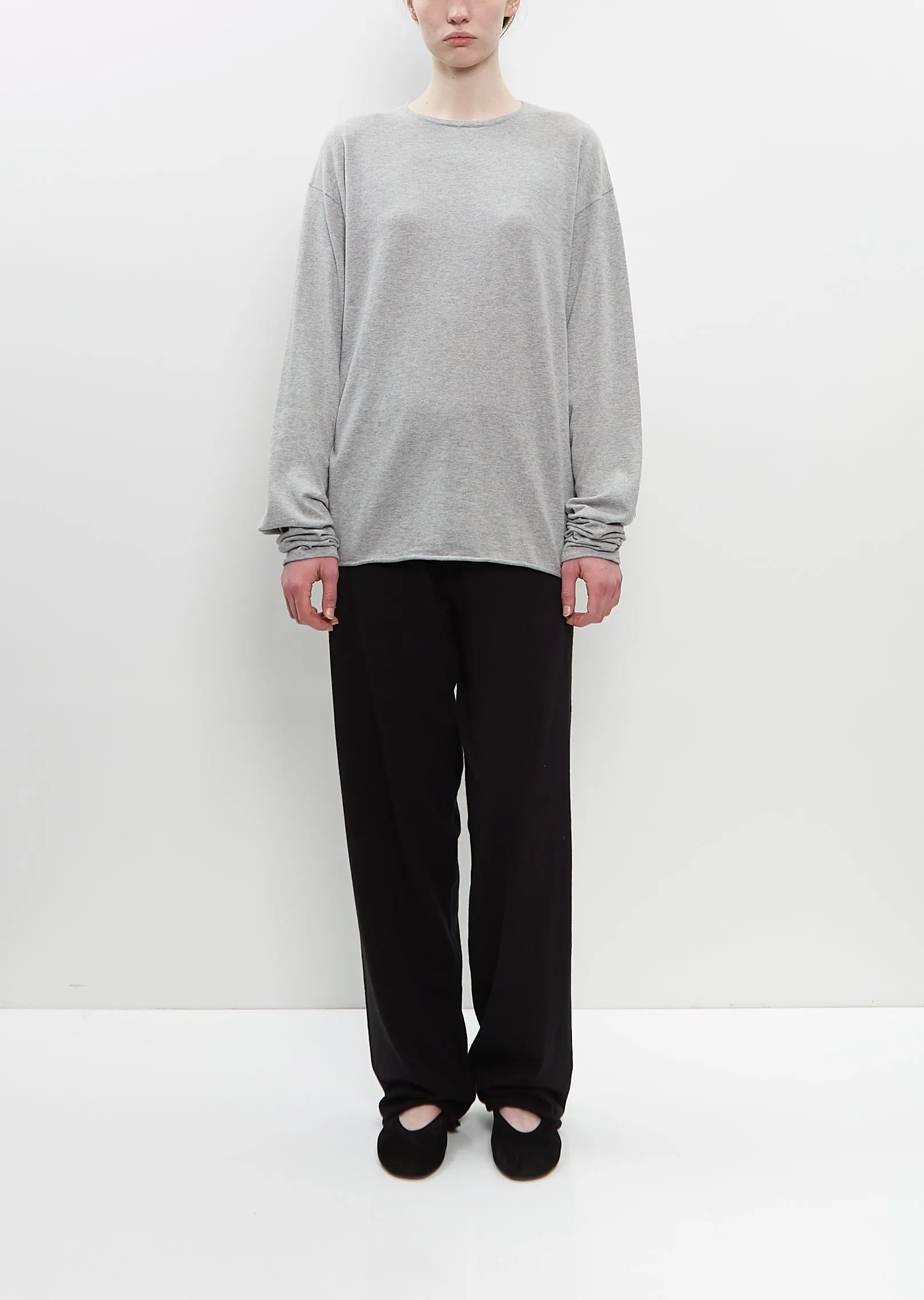 Cotton Cashmere  n°347 Aries Sweater — Grey