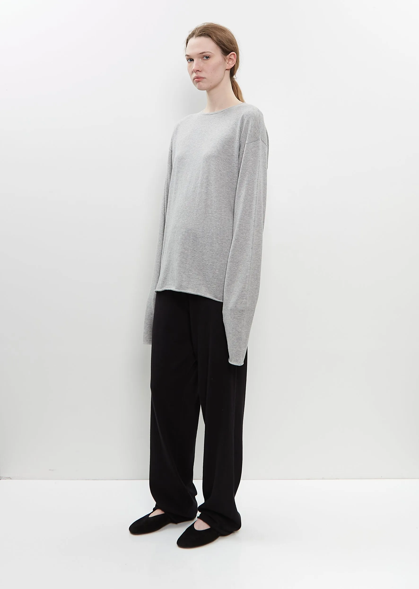 Cotton Cashmere  n°347 Aries Sweater — Grey