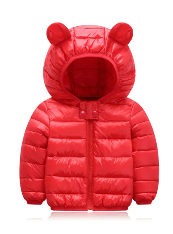 Cute Baby Girls Jacket Kids Boys Light Down Coats