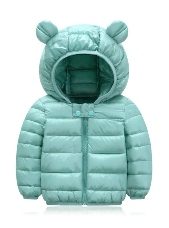 Cute Baby Girls Jacket Kids Boys Light Down Coats