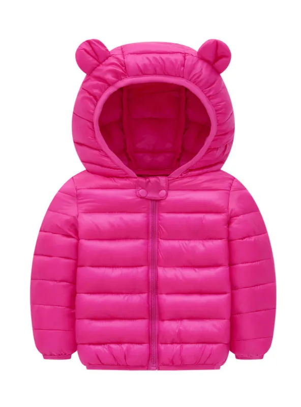 Cute Baby Girls Jacket Kids Boys Light Down Coats