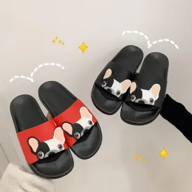 Cute Cartoon Dog Novelty Slippers