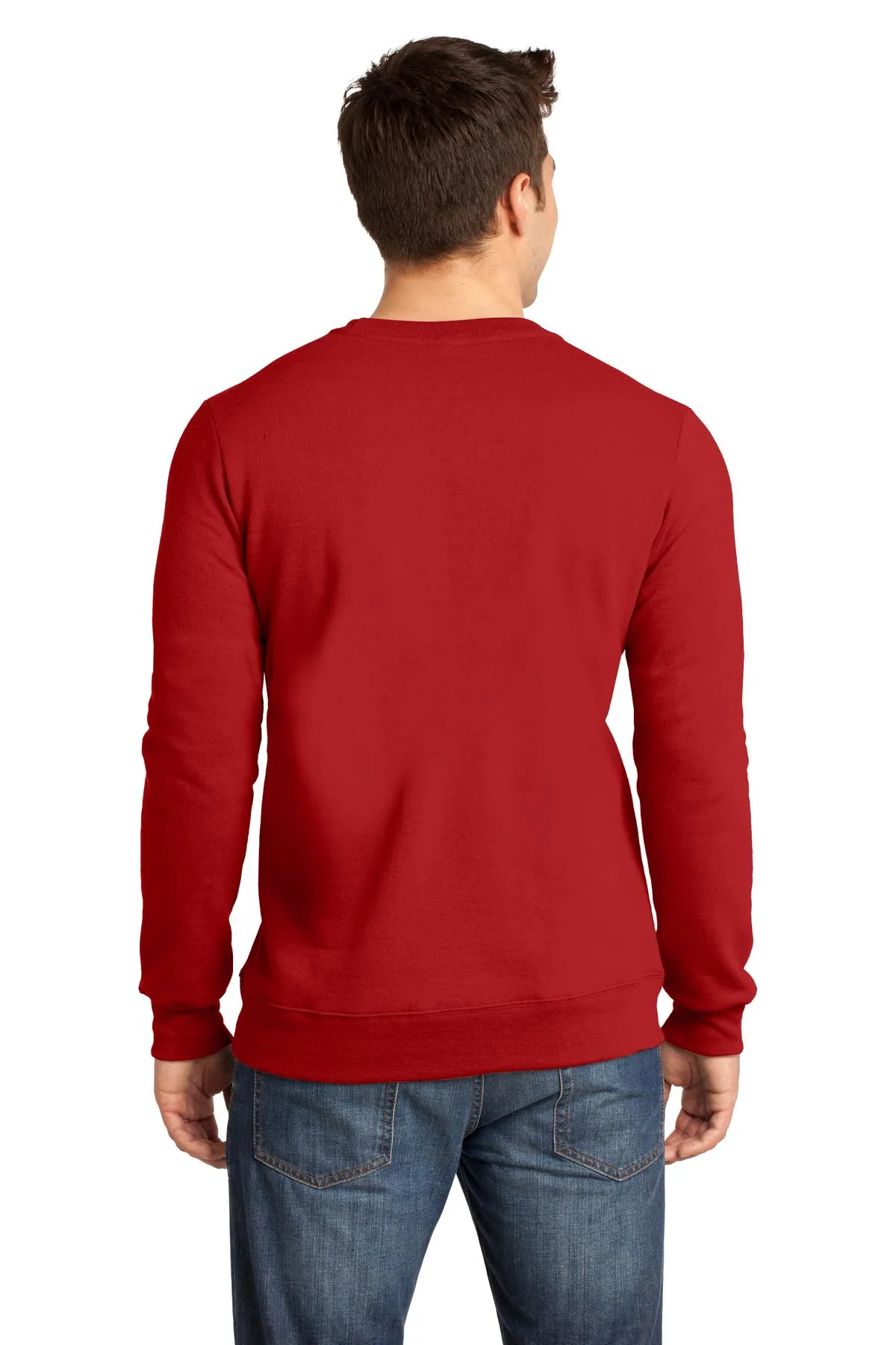 District Young Men's The Concert Fleece Crew. DT820